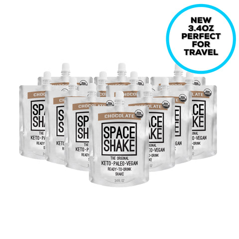 CHOCOLATE 12-Pack of 3.4oz SPACE SHAKES