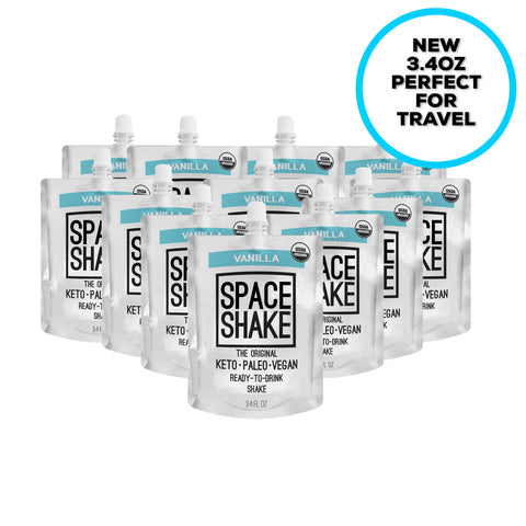 VANILLA 12-Pack of 3.4oz SPACE SHAKES